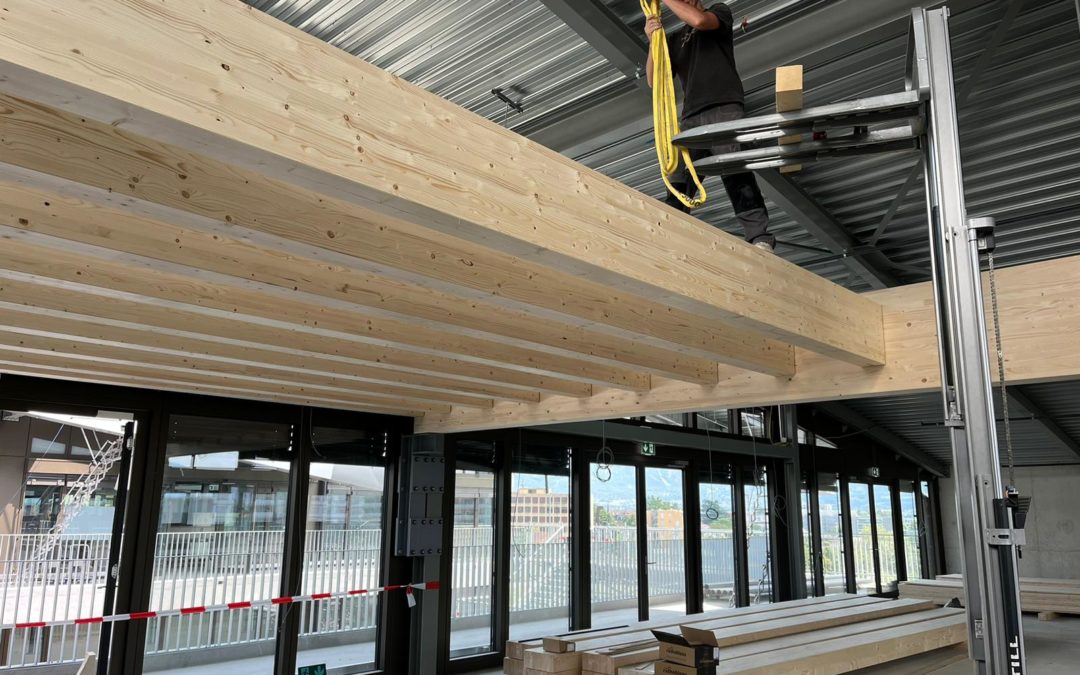 Mezzanine pour la salle de sport “American Fitness”